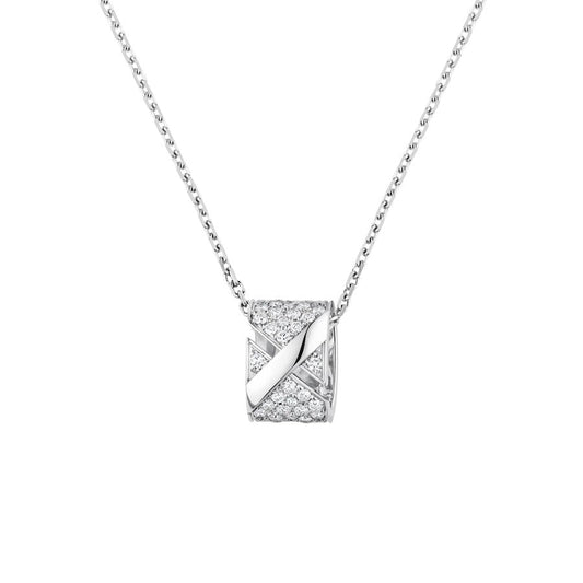 [Moco]LIENS EVIDENCE DIAMOND PAVED NECKLACE