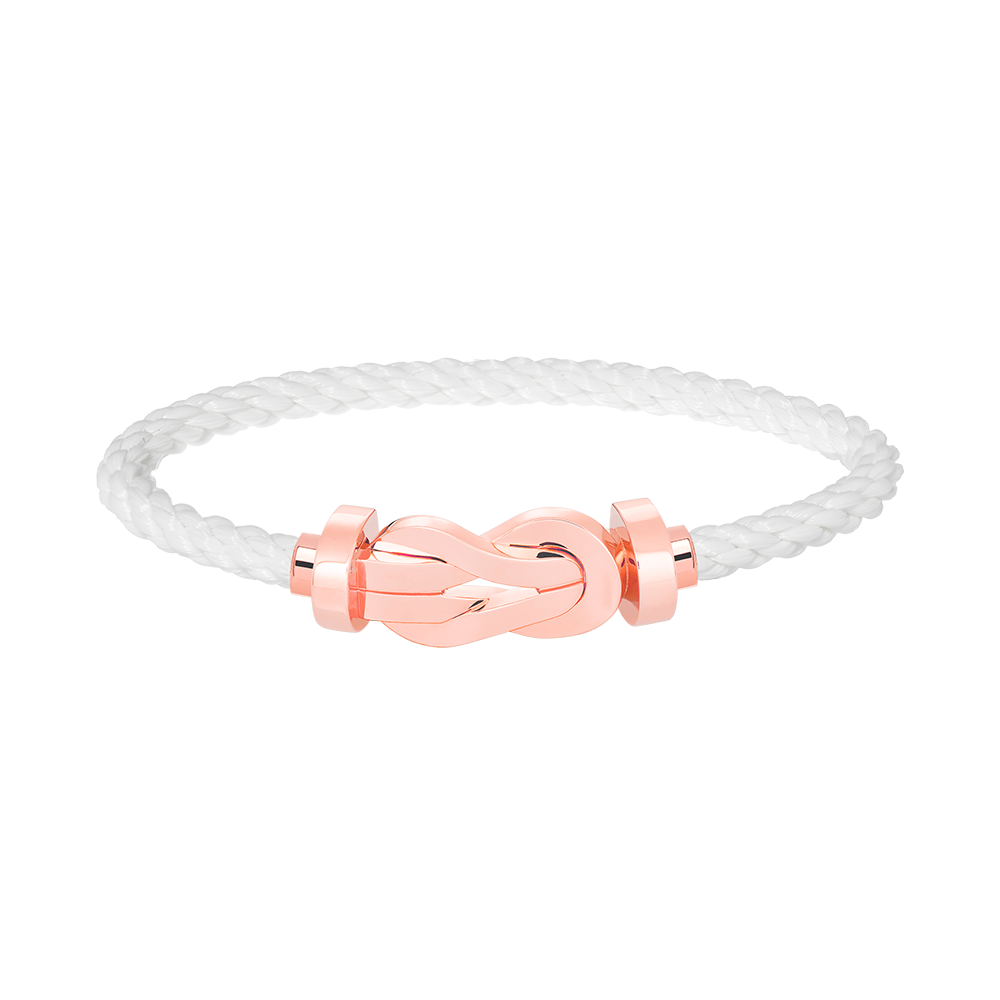 [Moco]CHANCE LARGE 8 FIGURE BUCKLE NO DIAMOND BRACELET ROSE GOLD