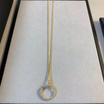 [Moco]JUSTE NECKLACE GOLD DIAMONDS