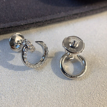 [Moco]JUSTE EARRINGS SILVER DIAMONDS