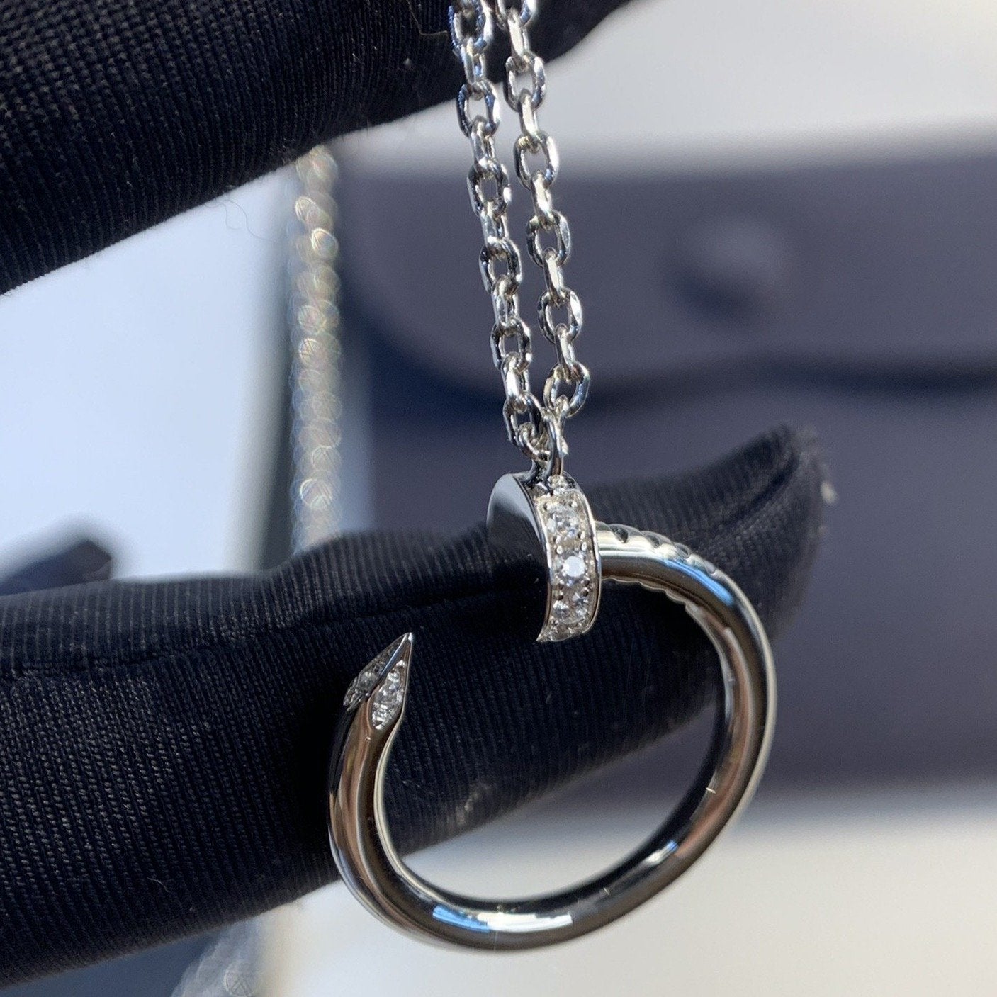 [Moco]JUSTE NECKLACE SILVER