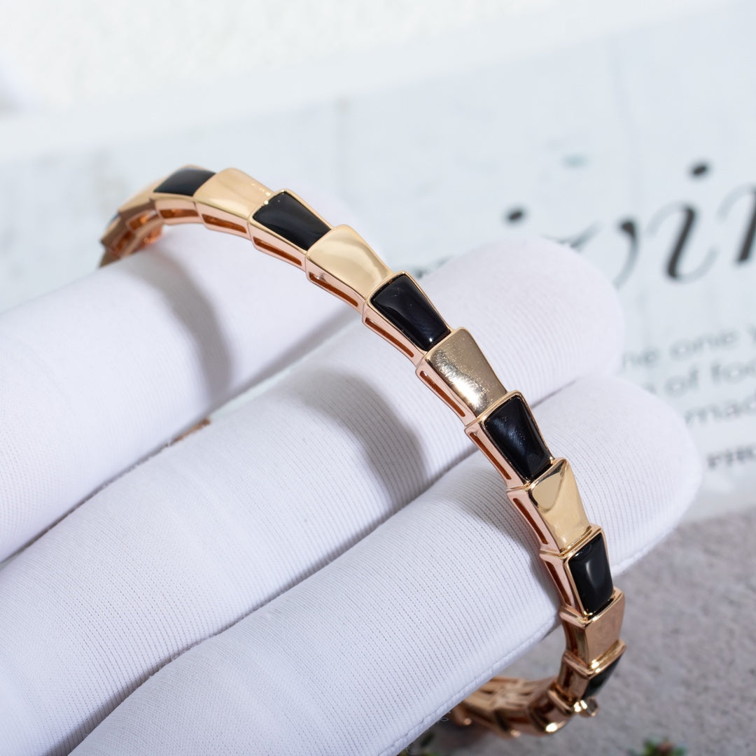 [Moco]SERPENTI BRACELET PINK GOLD ONYX