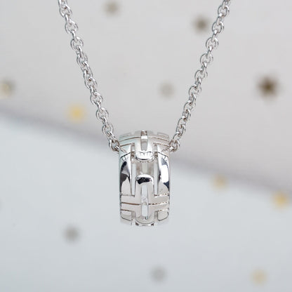 [Moco]PARENTESI NECKLACE SILVER