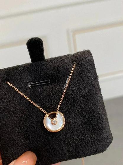 [Moco]AMULETTE ROSE GOLD MOP NECKLACE