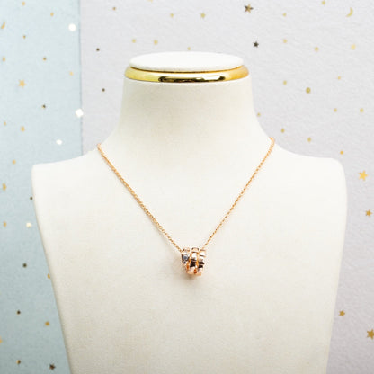 [Moco]SERPENTI PINK GOLD NECKLACE DIAMOND