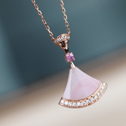 [Moco]DREAM NECKLACE PINK MOP DIAMOND