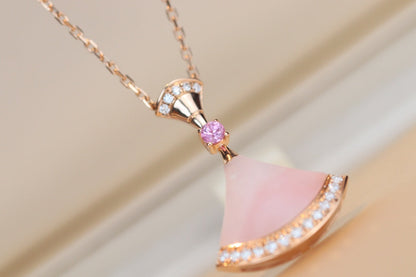 [Moco]DREAM NECKLACE PINK MOP DIAMOND