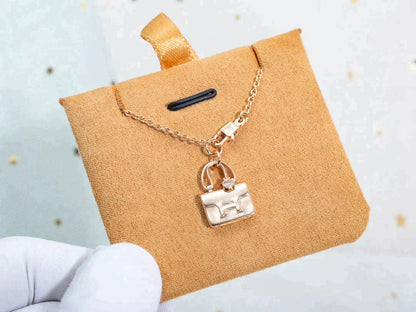 [Moco]AMULETTE PEDANT ROSE GOLD NECKLACE