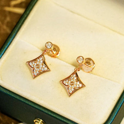 [Moco]STAR DIAMONDS EARRINGS GOLD