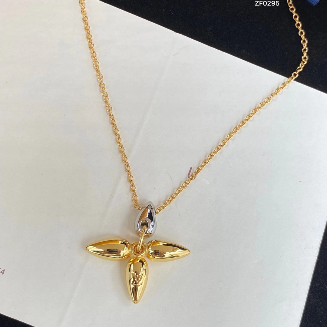 [Moco]LOUISETTE PEDANT GOLD NECKLACE