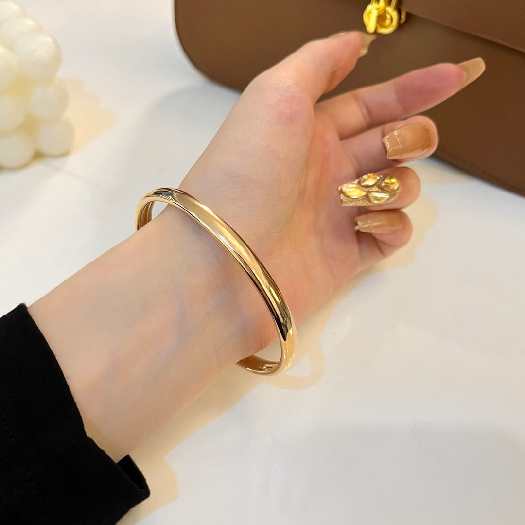 [Moco]PANTHERE GOLD DIAMOND OPEN BRACELET