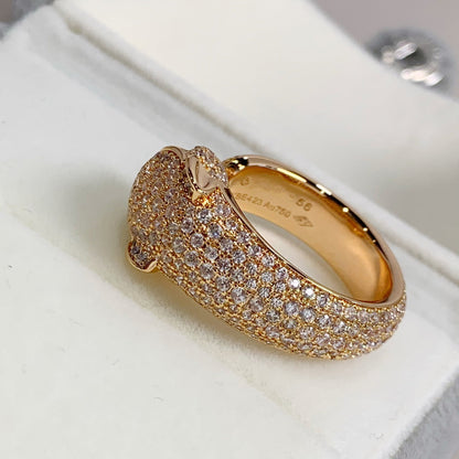 [Moco]PANTHERE PINK GOLD DIAMOND RING