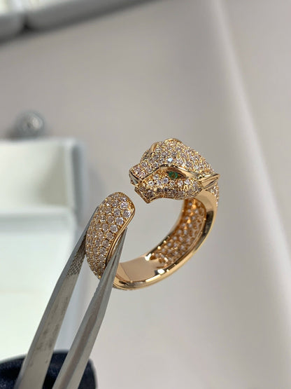 [Moco]PANTHERE PINK GOLD DIAMOND RING