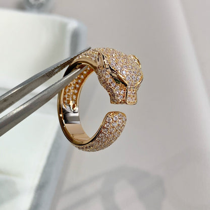 [Moco]PANTHERE PINK GOLD DIAMOND RING