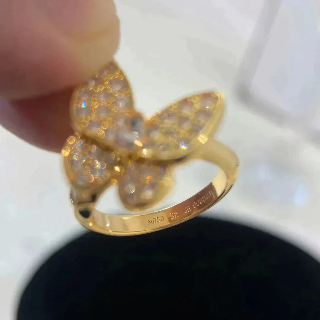 [Moco]BUTTERFLY DIAMOND RING