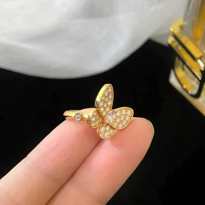 [Moco]BUTTERFLY DIAMOND RING