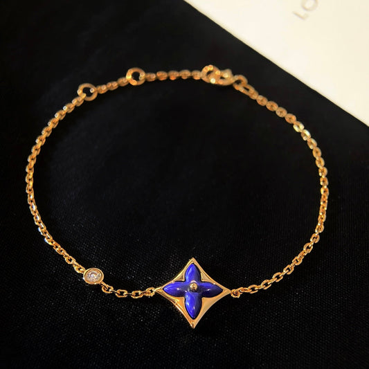 [Moco]COLOR STAR PINK GOLD DIAMOND BRACELET