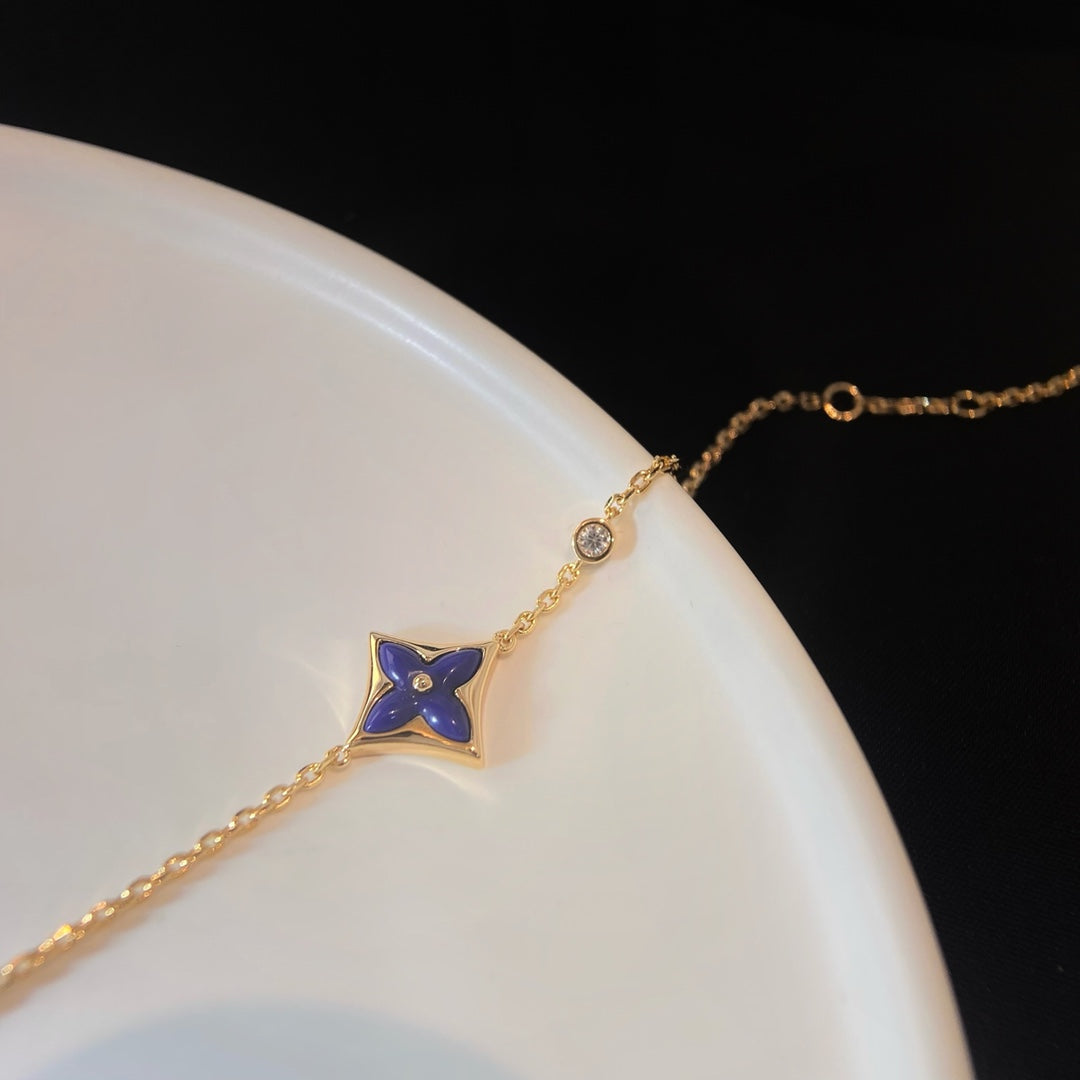 [Moco]COLOR STAR PINK GOLD DIAMOND BRACELET