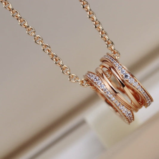 [Moco]ZERO 1 PINK GOLD NECKLACE