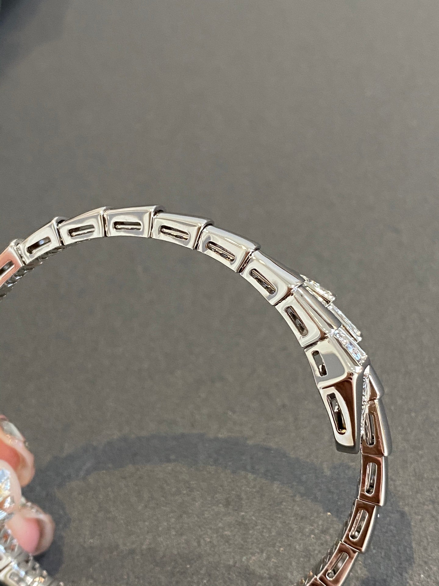 [Moco]SERPENTI BRACELET DIAMONDS SILVER