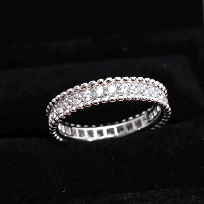 [Moco]PERLEE DIAMOND SILVER RING