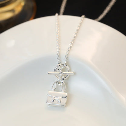 [Moco]POP H PEDANT SILVER NECKLACE