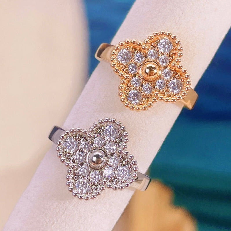 [Moco]CLOVER DIAMOND RING