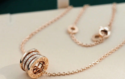 [Moco]ZERO 1 PINK GOLD DIAMOND NECKLACE