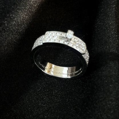 [Moco]KELLY SILVER DIAMOND RING