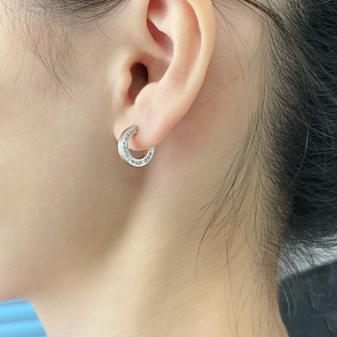 [Moco]LOVE DIAMOND EARRINGS