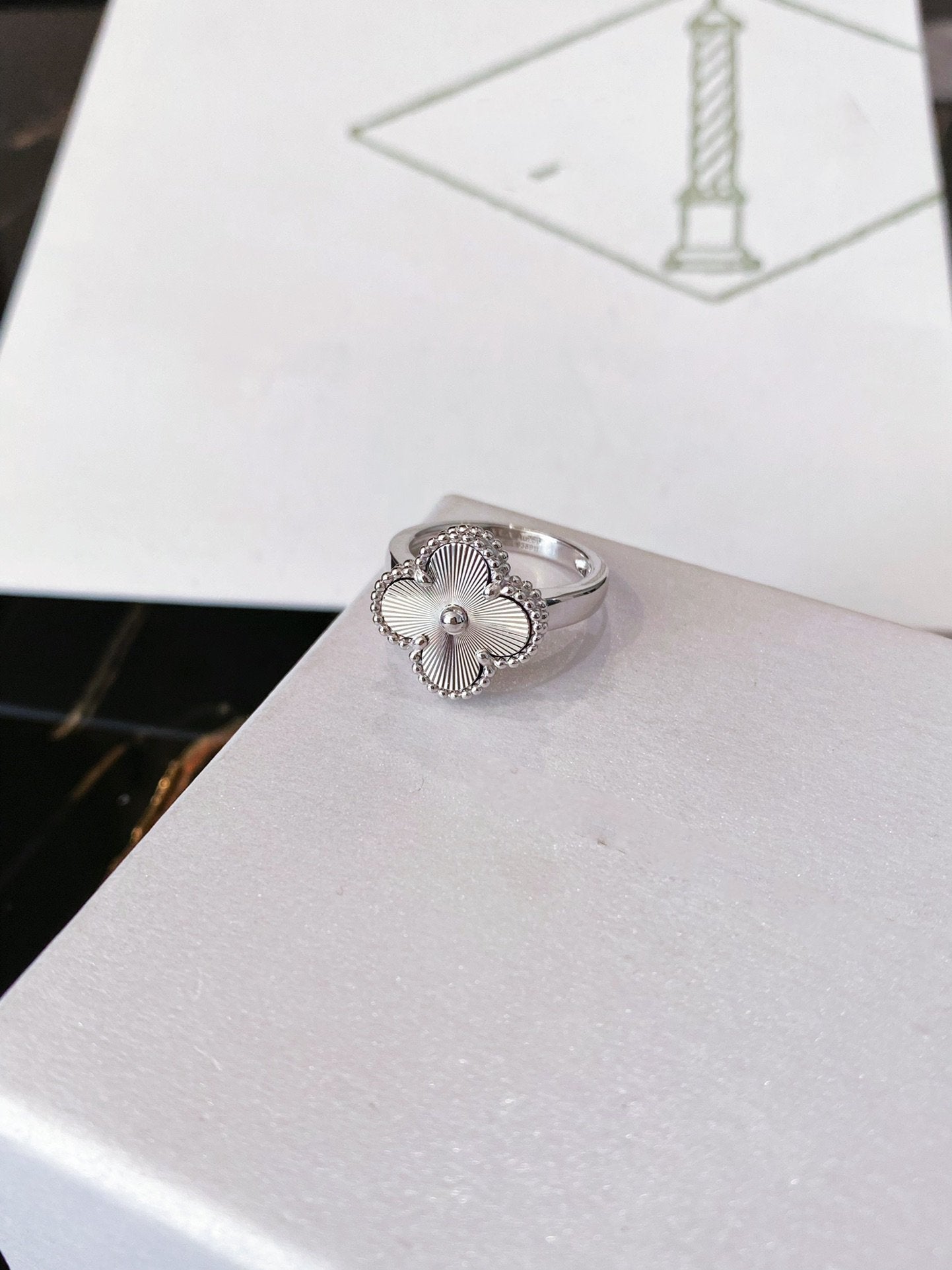 [Moco]CLOVER SILVER RING