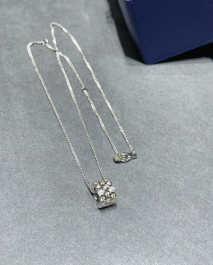 [Moco]BEE LOVE DIAMOND PAVED 3 ROW NECKLACE