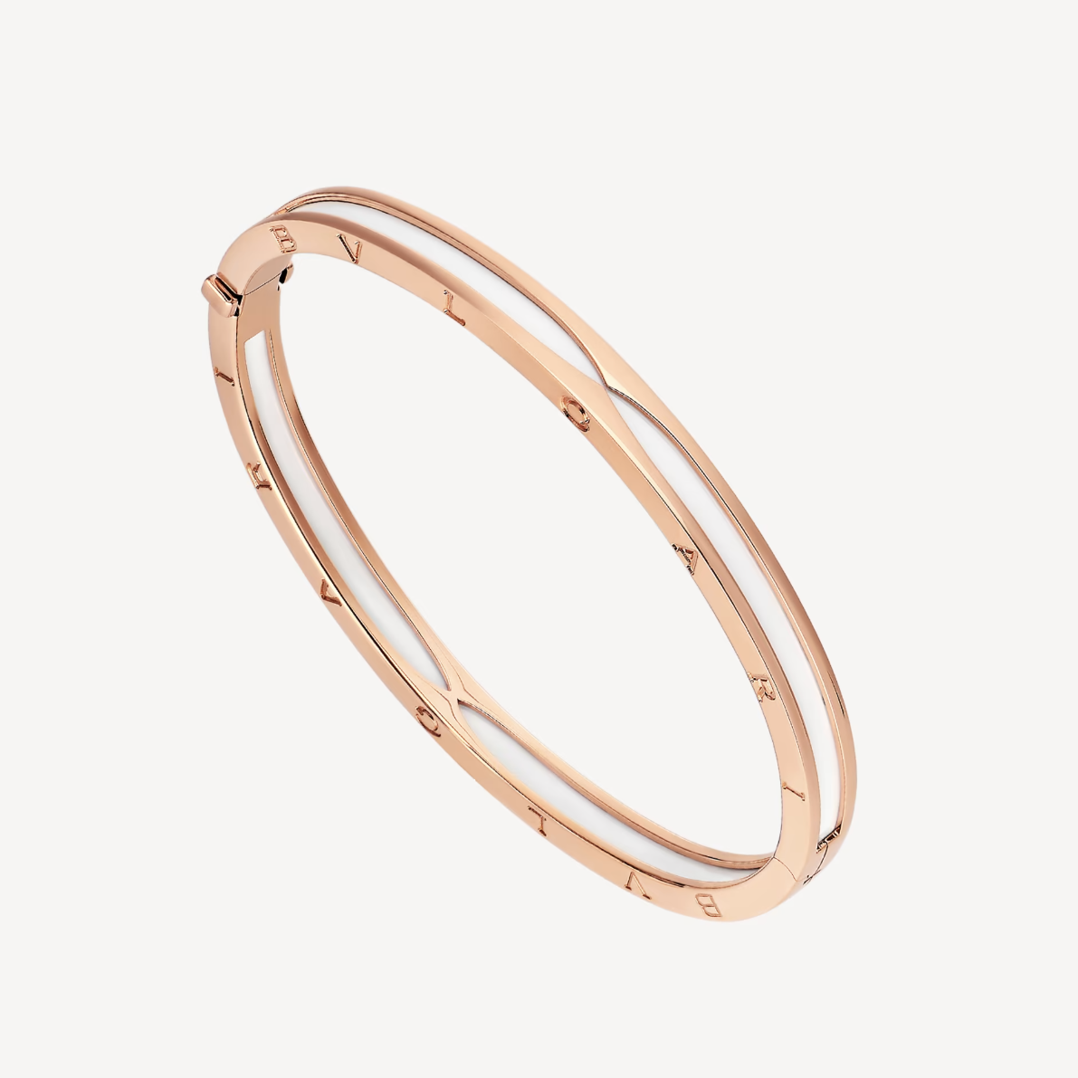 [Moco]ZERO 1 PINK GOLD WITH WHITE CERAMIC BRACELET