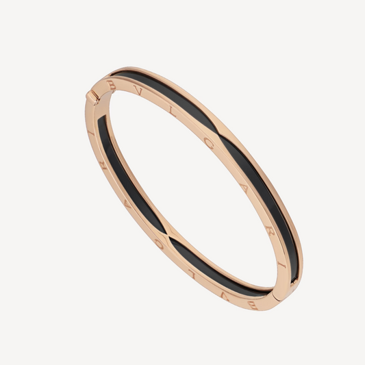 [Moco]ZERO 1 PINK GOLD WITH BLACK CERAMIC BRACELET