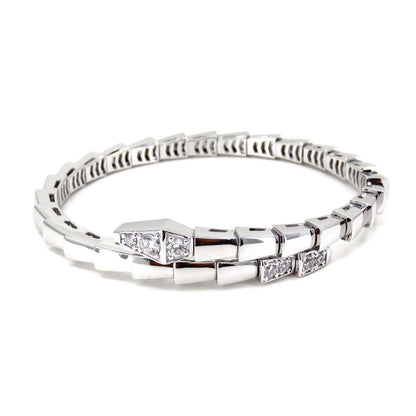 [Moco]SERPENTI BRACELET DIAMONDS SILVER