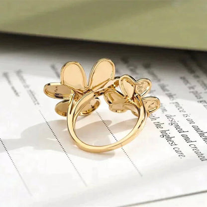 [Moco]CLOVER COMOS GOLD DIAMOND RING