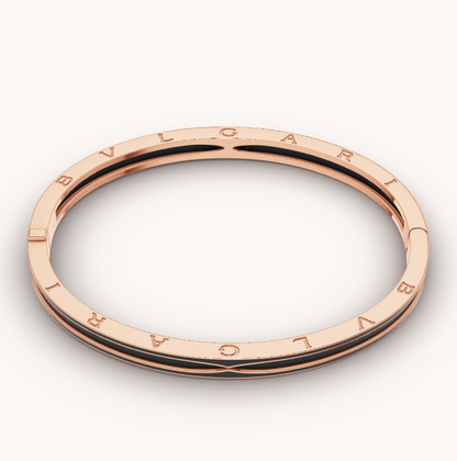 [Moco]ZERO 1 PINK GOLD WITH MATTE BLACK CERAMIC BRACELET