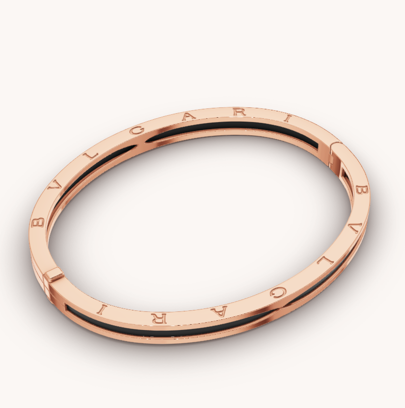 [Moco]ZERO 1 PINK GOLD WITH BLACK CERAMIC BRACELET