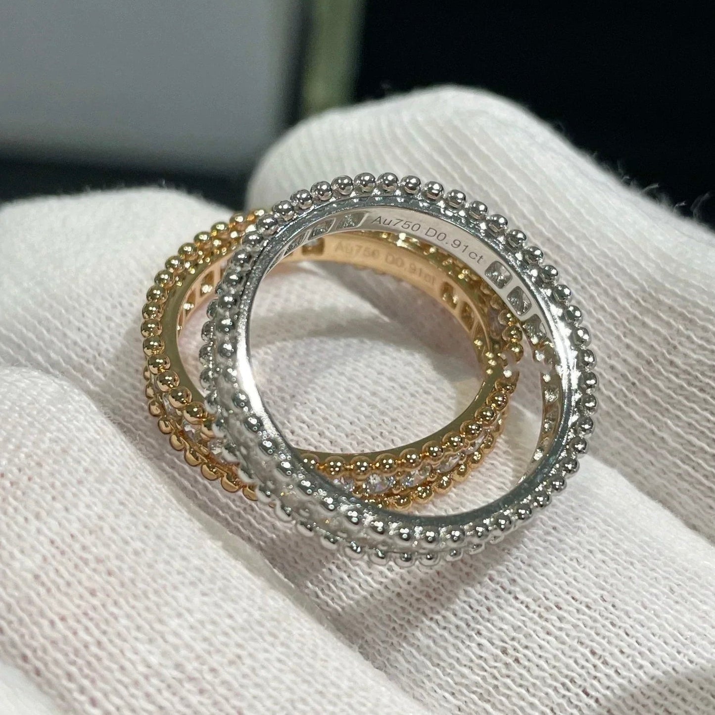 [Moco]PERLEE DIAMOND ROSE GOLD RING