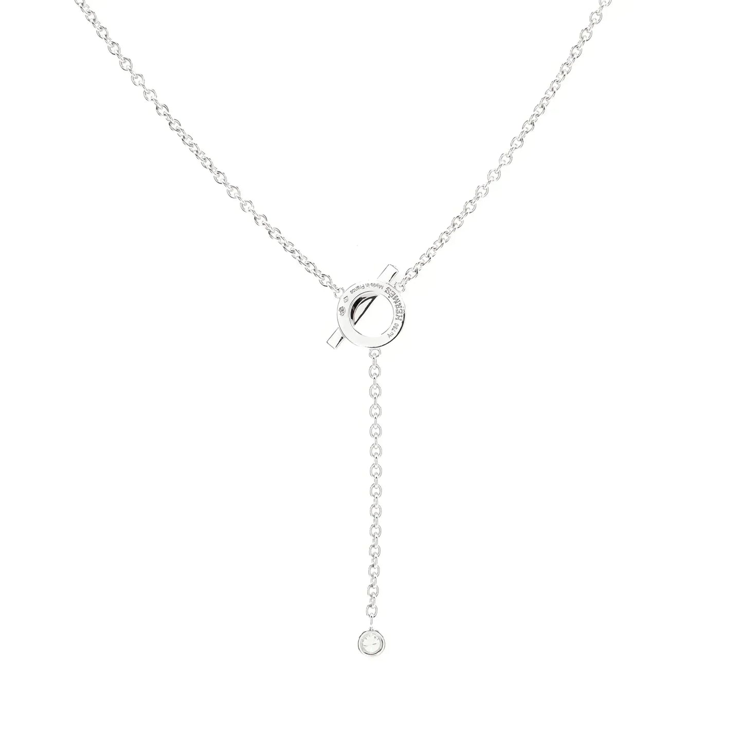 [Moco]FINESSE SILVER DIAMOND NECKLACE