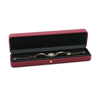 HIGH-GRADE PU LEATHER JEWELRY GIFT BOX（NO LOGO)