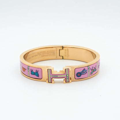 [Moco]H PINK GOLD BRACELET PINK CERAMIC