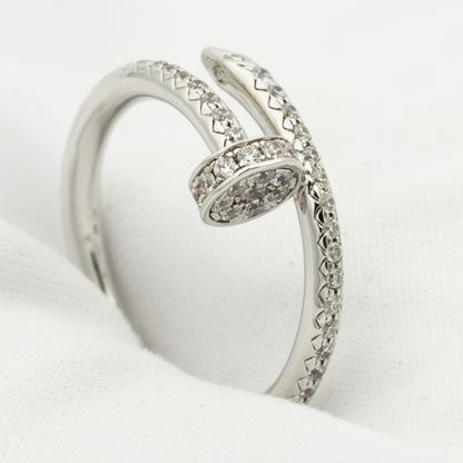 [Moco]JUSTE RING 1.8MM SILVER DIAMONDS