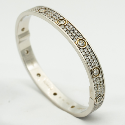 [Moco]LOVE BRACELET 6.1MM DIAMOND-PAVED 10 BIG DIAMONDS