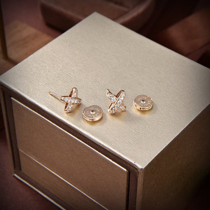 [Moco]JEUX DE GOLD DIAMOND EARRINGS