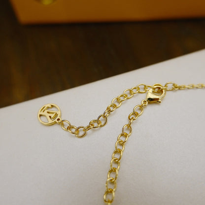 [Moco]BLOOMING SUPPLE NECKLACE BRASS