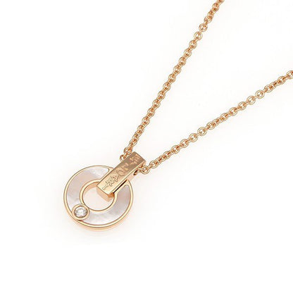 [Moco]GARI NECKLACE PINK GOLD MOP