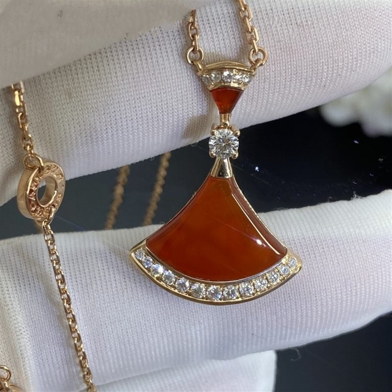 [Moco]DREAM NECKLACE CARNELIAN DIAMOND