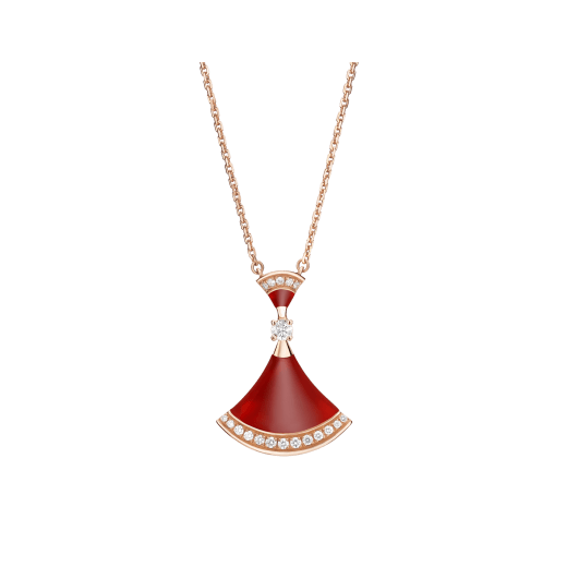 [Moco]DREAM NECKLACE CARNELIAN DIAMOND