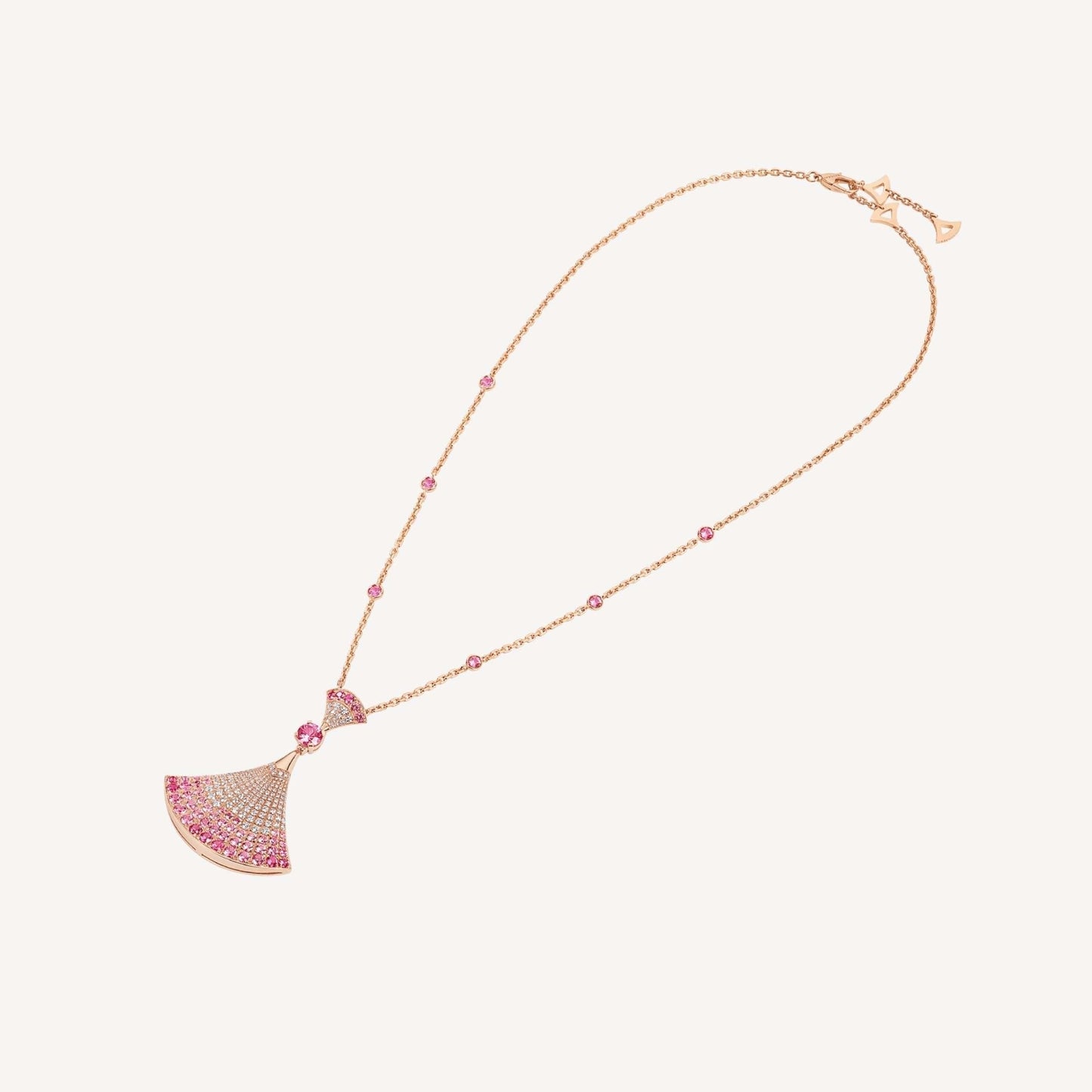 [Moco]DREAM NECKLACK DIAMOND PINK GOLD